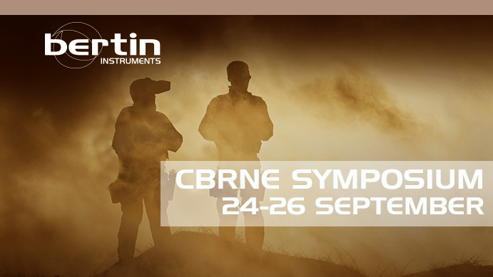 Meet our experts at the CBRNe Protection Symposium I Malmö – Sweden I 24-26 September Bertin Technologies 24683