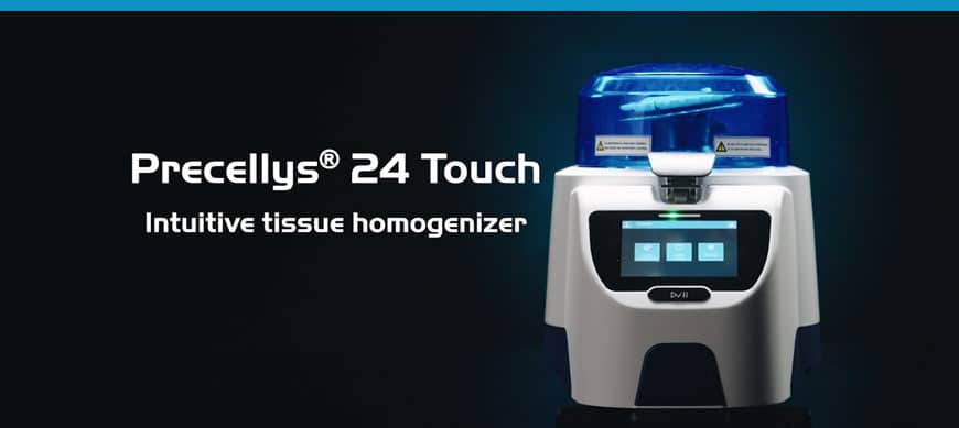 Precellys 24 Touch: the new born of the tissue homogenizers range Bertin Technologies 43980