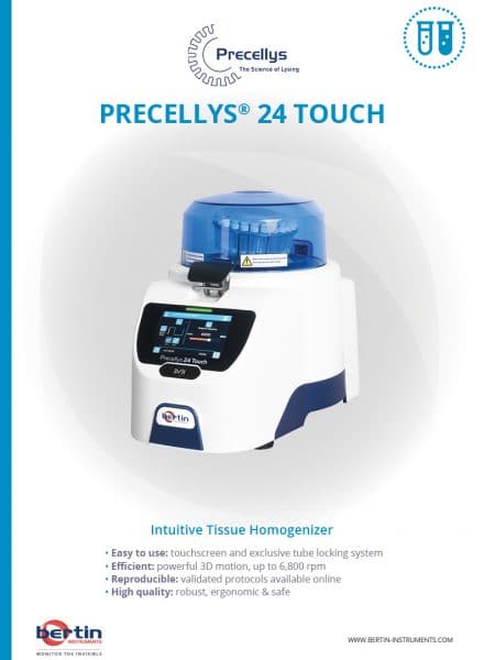 Precellys 24 Touch Homogenizer Bertin Technologies 45941