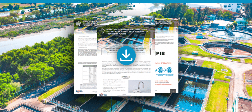 [Application note] Detect infectious viruses at wasterwater plants with Coriolis Bertin Technologies 47563