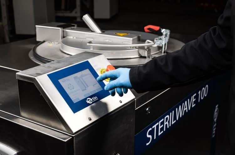 Sterilwave 100, programming the machine