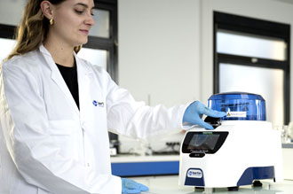 Precellys 24 Touch Homogenizer processing up to 24 samples simultaneously with high efficiency and versatility.
